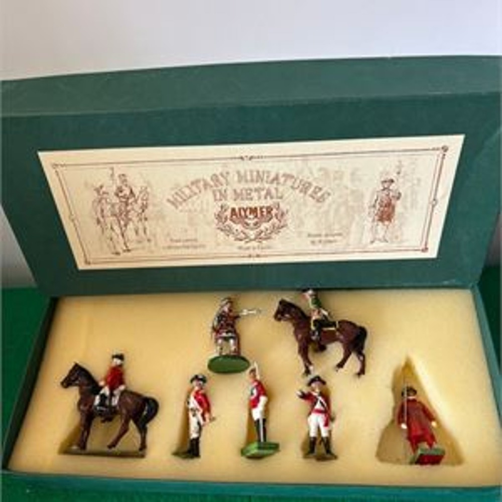 Alymer Military Miniatures Metal Hand Painted Soldier & Horse Figure Set Spain